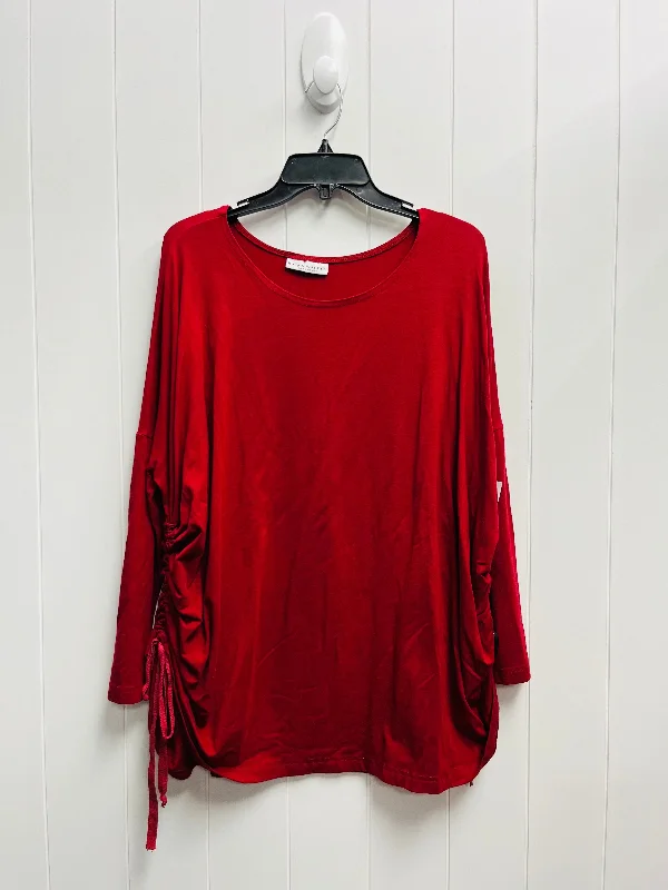 Tunic Long Sleeve By Bryn Walker In Red, Size: Xs