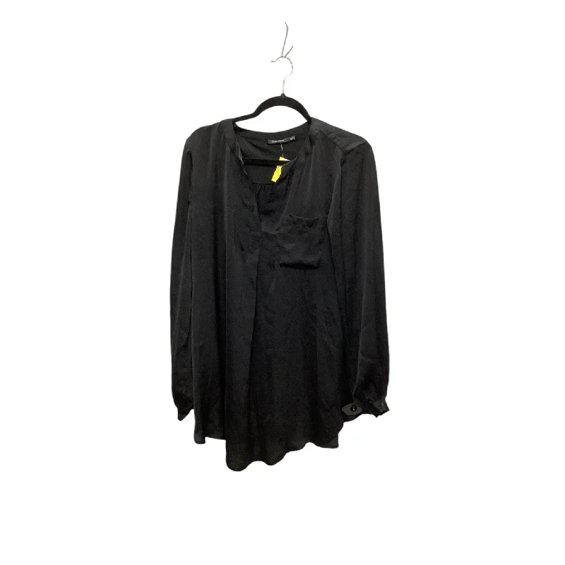 Top Long Sleeve By Doe & Rae In Black, Size: M