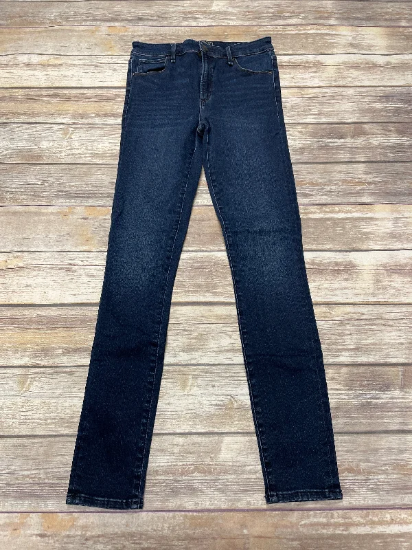 Jeans Skinny By Abercrombie And Fitch In Blue Denim, Size: 4