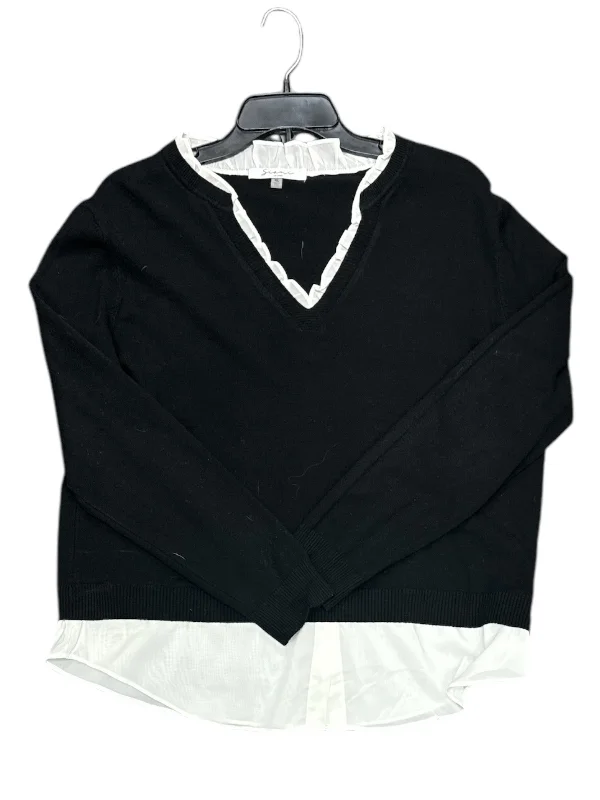 Top Long Sleeve By Sioni In Black, Size: Xl