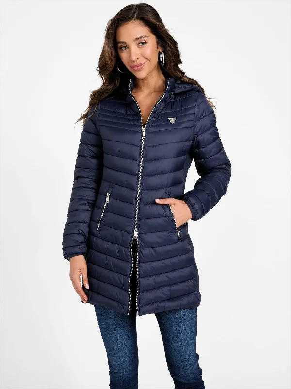 Lacy Puffer Coat