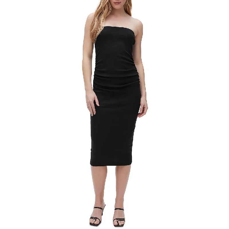 Michael Stars Womens Solid Knit Midi Dress