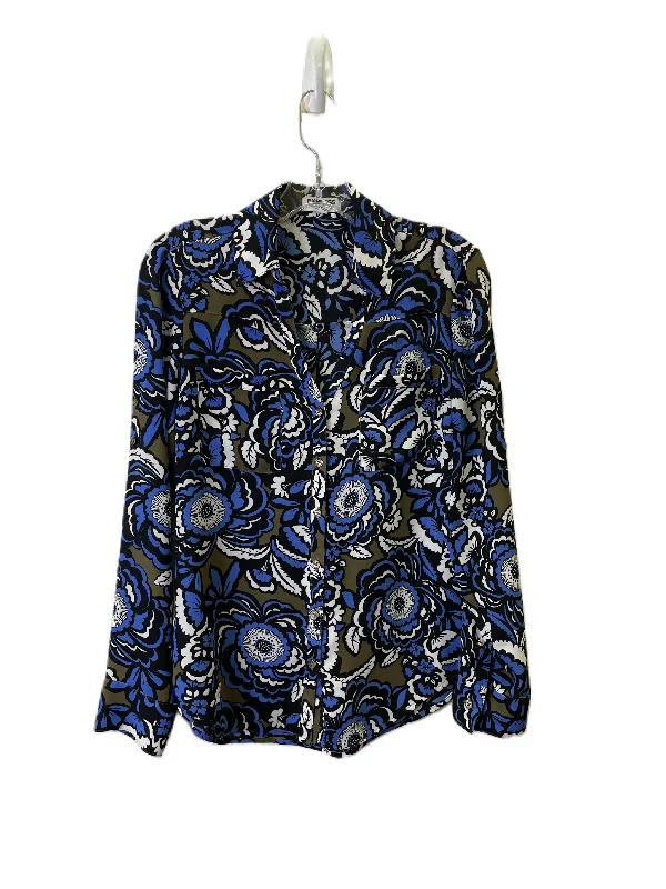 Top Long Sleeve By Express In Blue, Size: S