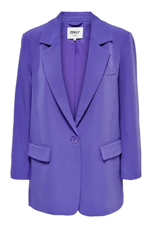 Lana-Berry Oversized Blazer - Deep Blue