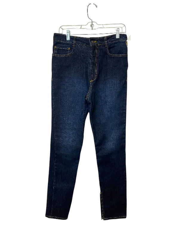 Jeans Straight By Pilcro In Blue Denim, Size: 12