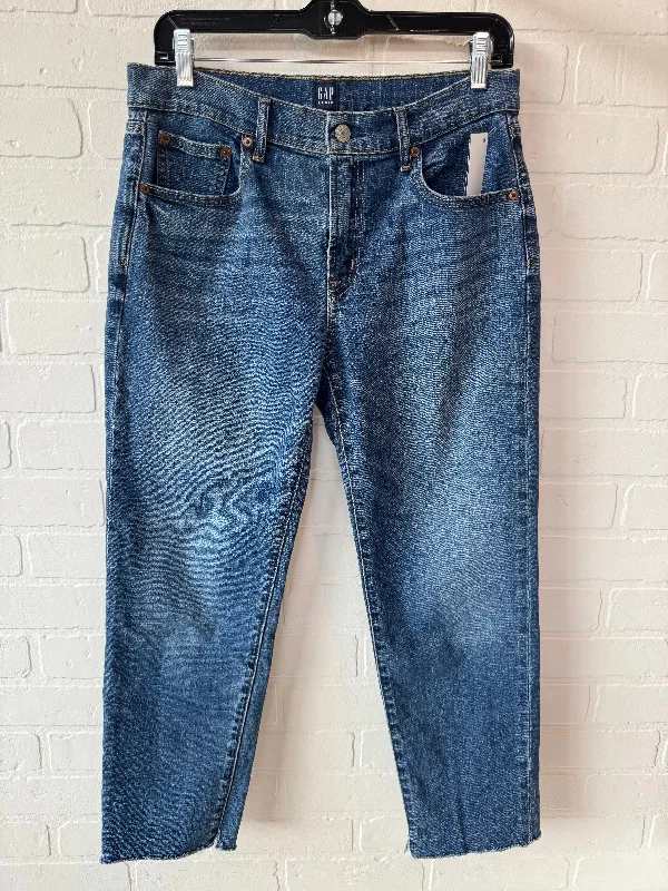 Jeans Boyfriend By Gap In Blue Denim, Size: 4