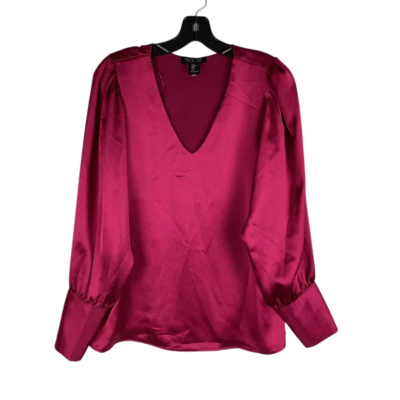 Top Long Sleeve By Rachel Zoe In Pink, Size: M