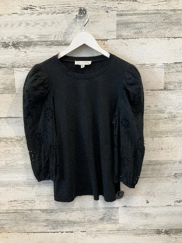 Top Long Sleeve By Clothes Mentor In Black, Size: M