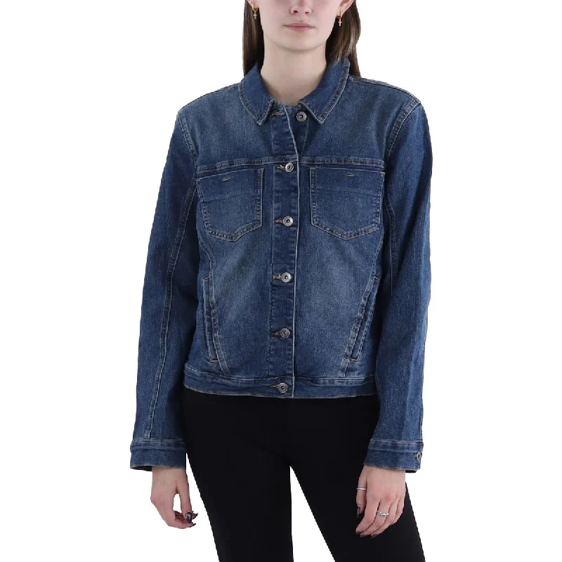 Womens Trucker Utility Denim Jacket