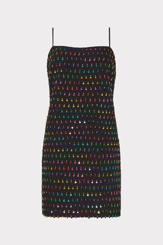 Colette Beaded Sequin Mini Dress