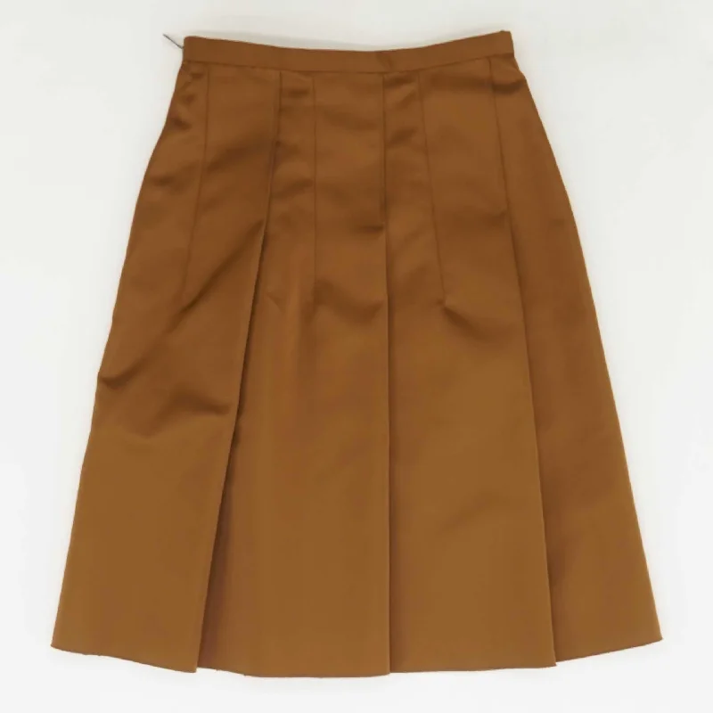 Alpine Pleated Midi Skirt