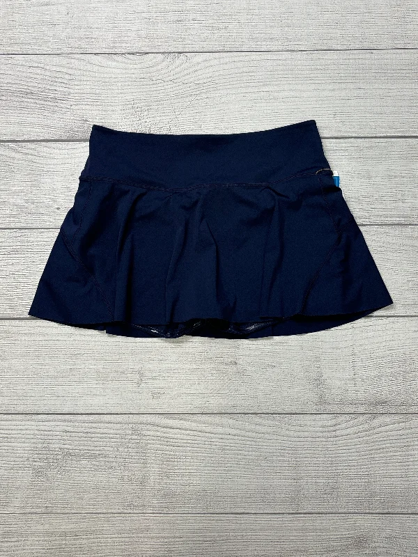 Athletic Skirt Skort By Athleta In Blue, Size: L