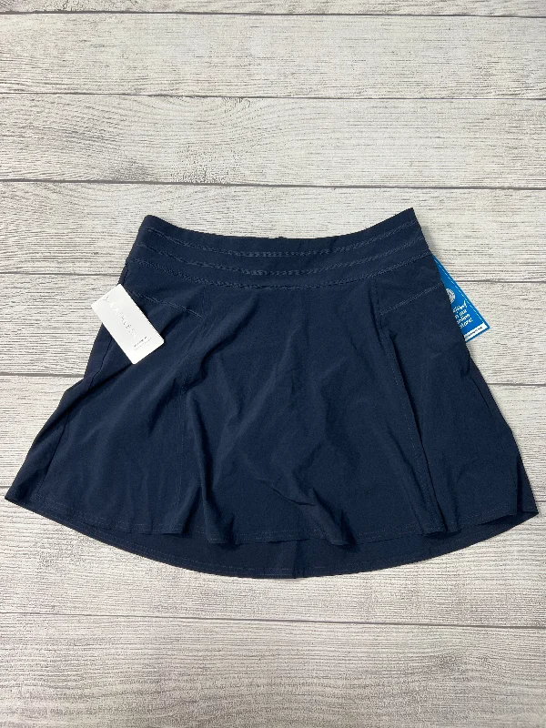 Athletic Skirt Skort By Athleta In Navy, Size: L