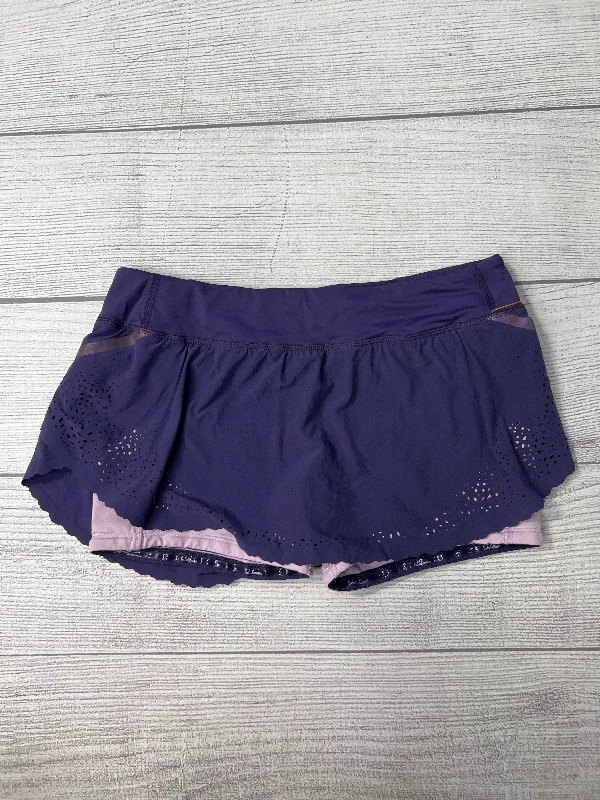 Athletic Skirt Skort By Lululemon In Purple, Size: 6