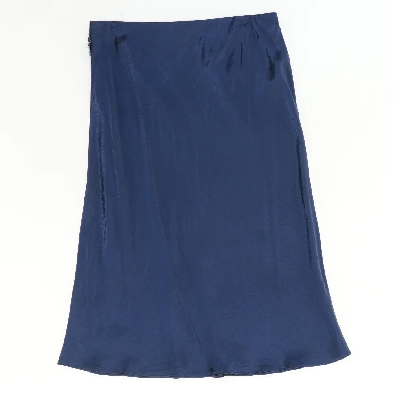 Navy Midi Skirt