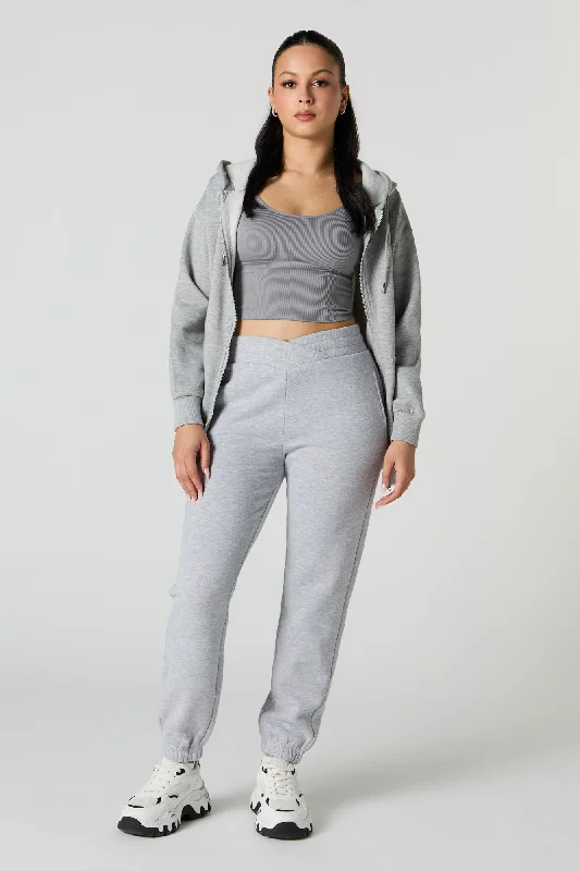 V Waist Fleece Jogger