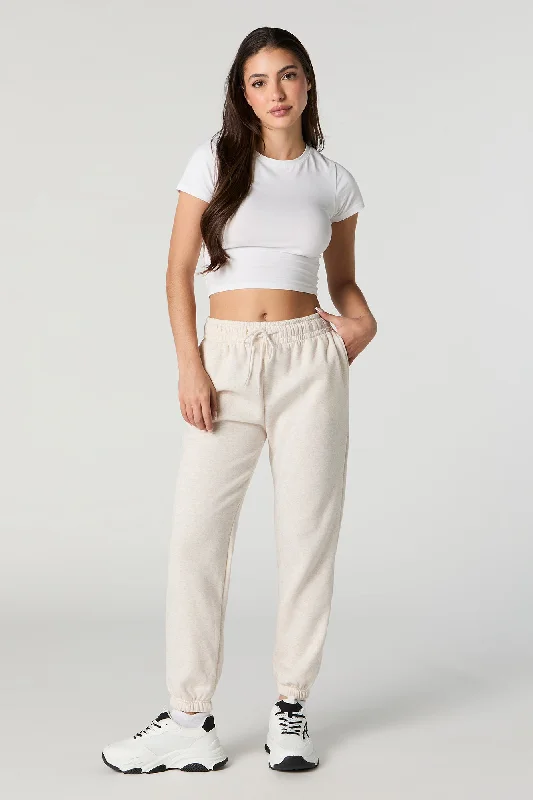 Soft Fleece High Rise Jogger