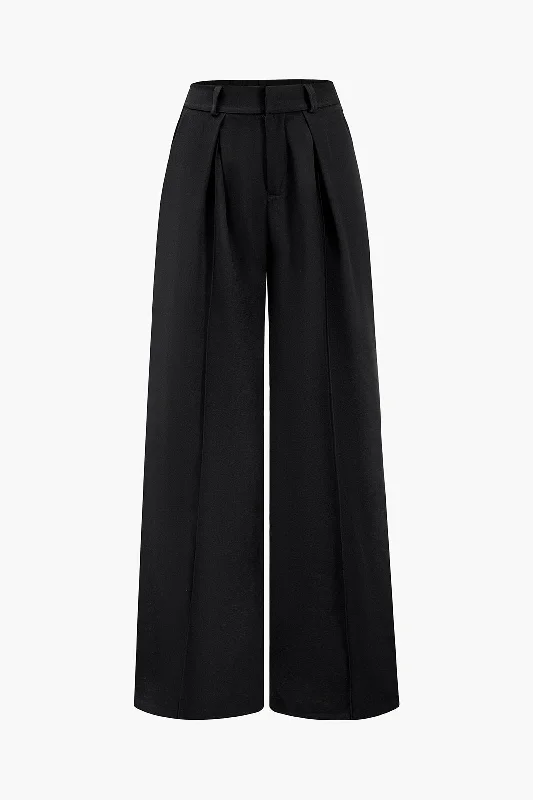 High Waist Ruched Trousers