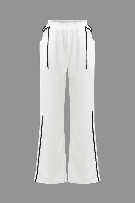 Drawstring Casual Trousers