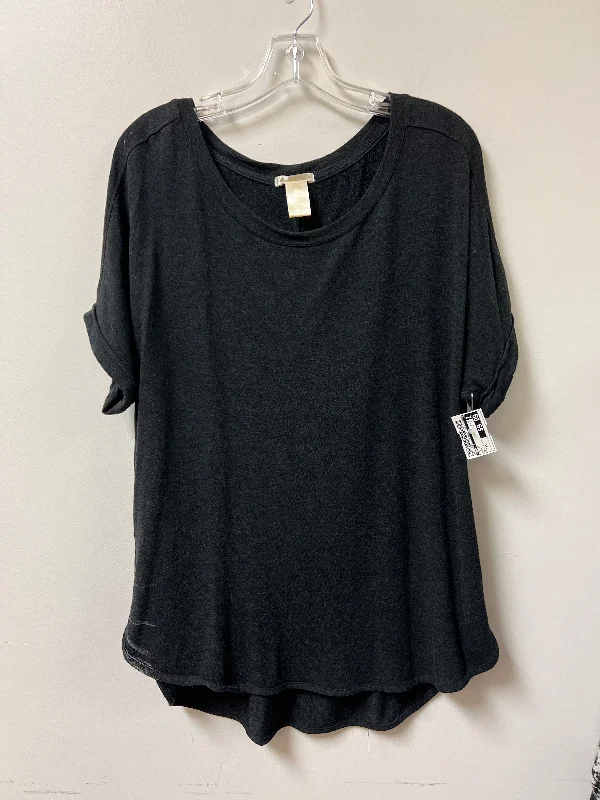 Top Short Sleeve By Matty M In Grey, Size: Xl